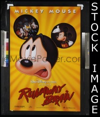#4970 RUNAWAY BRAIN DS 1sh '95 Disney 
