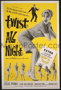 #5611 TWIST ALL NIGHT 1sh '62 June Wilkinson 