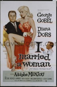 #173 I MARRIED A WOMAN 1sh '58 Gobel, Dors 