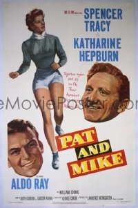 #4002 PAT & MIKE 1sh '52 Tracy & Hepburn