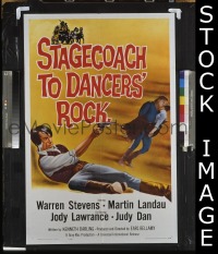 #8290 STAGECOACH TO DANCERS' ROCK 1sh '62 