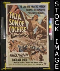 #9854 TAZA SON OF COCHISE 1sh '54 Rock Hudson 