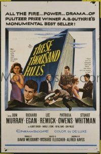 #5530 THESE THOUSAND HILLS 1sh '59 Murray 