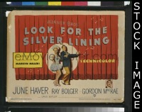 k258 LOOK FOR THE SILVER LINING title lobby card '49 June Haver