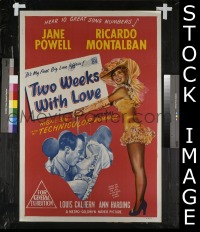 #1080 2 WEEKS WITH LOVE Aust 1sh '50 Powell