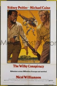 #731 WILBY CONSPIRACY 1sh '75 Poitier, Caine 
