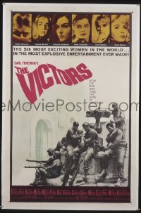 s396 VICTORS one-sheet movie poster '64 Vince Edwards, Finney