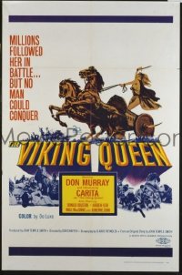 s398 VIKING QUEEN one-sheet movie poster '67 sexy Carita, Don Murray