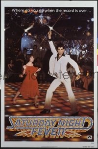 v429 SATURDAY NIGHT FEVER teaser 1sh '77 John Travolta