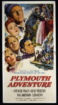 #6211 PLYMOUTH ADVENTURE 3sh 52 Spencer Tracy 