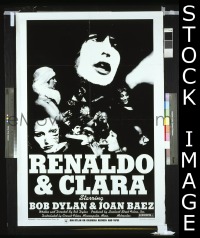 #4950 RENALDO & CLARA 1sh '78 Bob Dylan 