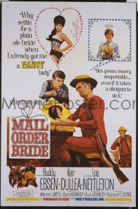 Q104 MAIL ORDER BRIDE one-sheet movie poster '64 Buddy Ebsen