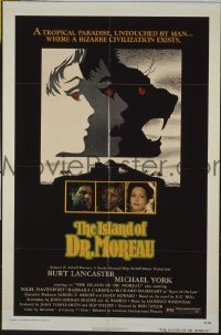#342 ISLAND OF DR MOREAU 1sh '77 Lancaster 