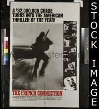 P688 FRENCH CONNECTION int'l style one-sheet movie poster '71 Hackman