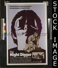#1592 NIGHT DIGGER 1sh '71 Neal, Clay 