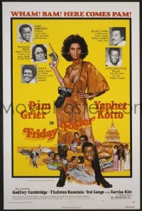 #188 FRIDAY FOSTER 1sh '76 sexy Pam Grier! 