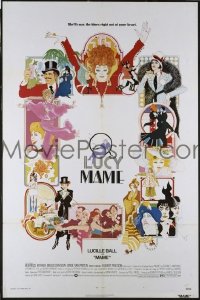 Q107 MAME one-sheet movie poster '74 Lucille Ball, Peak art