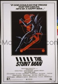 s285 STUNT MAN one-sheet movie poster '80 Peter O'Toole