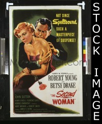 #009 2nd WOMAN 1sh '50 Young, film noir 