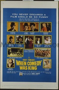 WHEN COMEDY WAS KING 1sheet