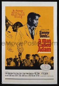 #329 MAN CALLED ADAM 1sh '66 Sammy Davis Jr 