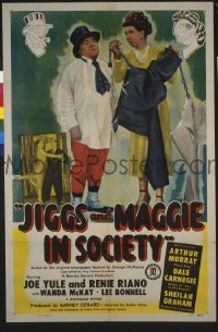 JIGGS & MAGGIE IN SOCIETY 1sheet