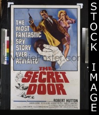 #1305 SECRET DOOR 1sh '64 WWII spies! 