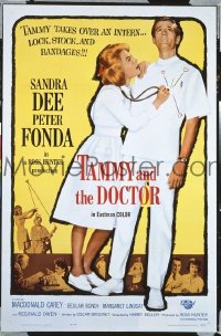 #5490 TAMMY & THE DOCTOR 1sh '63 Dee, Fonda 