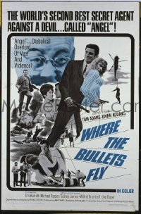 #700 WHERE THE BULLETS FLY 1sh '66 spies! 
