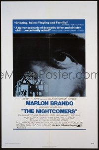 #1955 NIGHTCOMERS 1sh '72 Brando 