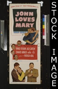 #240 JOHN LOVES MARY insert '49 Ronald Reagan 