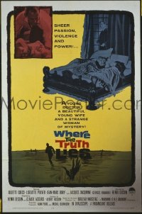 #762 WHERE THE TRUTH LIES 1sh '62 French sex! 