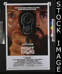 #503 NIGHTHAWKS 1sh '81 Stallone, Hauer 