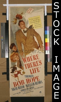 #084 WHERE THERE'S LIFE insert '47 Bob Hope 