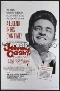 #3618 JOHNNY CASH 1sh '69 June Carter, country
