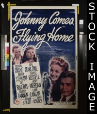 #7910 JOHNNY COMES FLYING HOME 1sh '46 Crane 