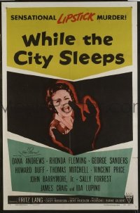 WHILE THE CITY SLEEPS ('56) 1sheet