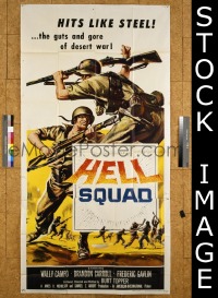 #6152 HELL SQUAD 3sh '58 guts & gore! 