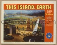 v221 THIS ISLAND EARTH  LC #8 '55 futuristic planet!