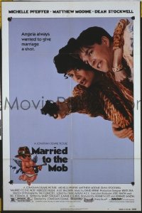 H719 MARRIED TO THE MOB one-sheet movie poster '88 Pfeiffer, Modine