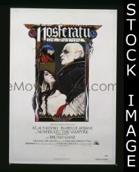 f629 NOSFERATU THE VAMPYRE one-sheet movie poster '79 Klaus Kinski