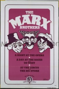 #0981 MARX BROTHERS 1sh '74 their best! 