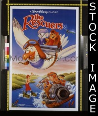 H921 RESCUERS one-sheet movie poster R89 Walt Disney classic!