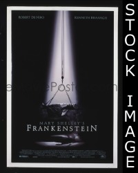 Q139 MARY SHELLEY'S FRANKENSTEIN DS one-sheet movie poster '94De Niro