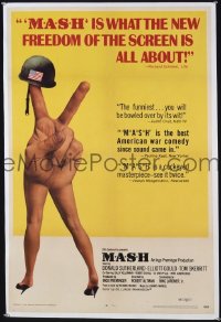Q141 MASH one-sheet movie poster '70 Robert Altman, Gould