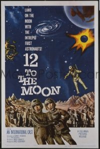 #075 12 TO THE MOON 1sh '60 Conway, Dexter 