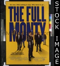 r653 FULL MONTY one-sheet movie poster '97 Robert Carlyle, Addy