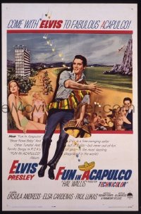 #7635 FUN IN ACAPULCO 1sh '63 Elvis Presley