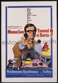 P705 FUNERAL IN BERLIN one-sheet movie poster '67 Michael Caine