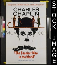 #4565 FUNNIEST MAN IN THE WORLD 1sh67 Chaplin 